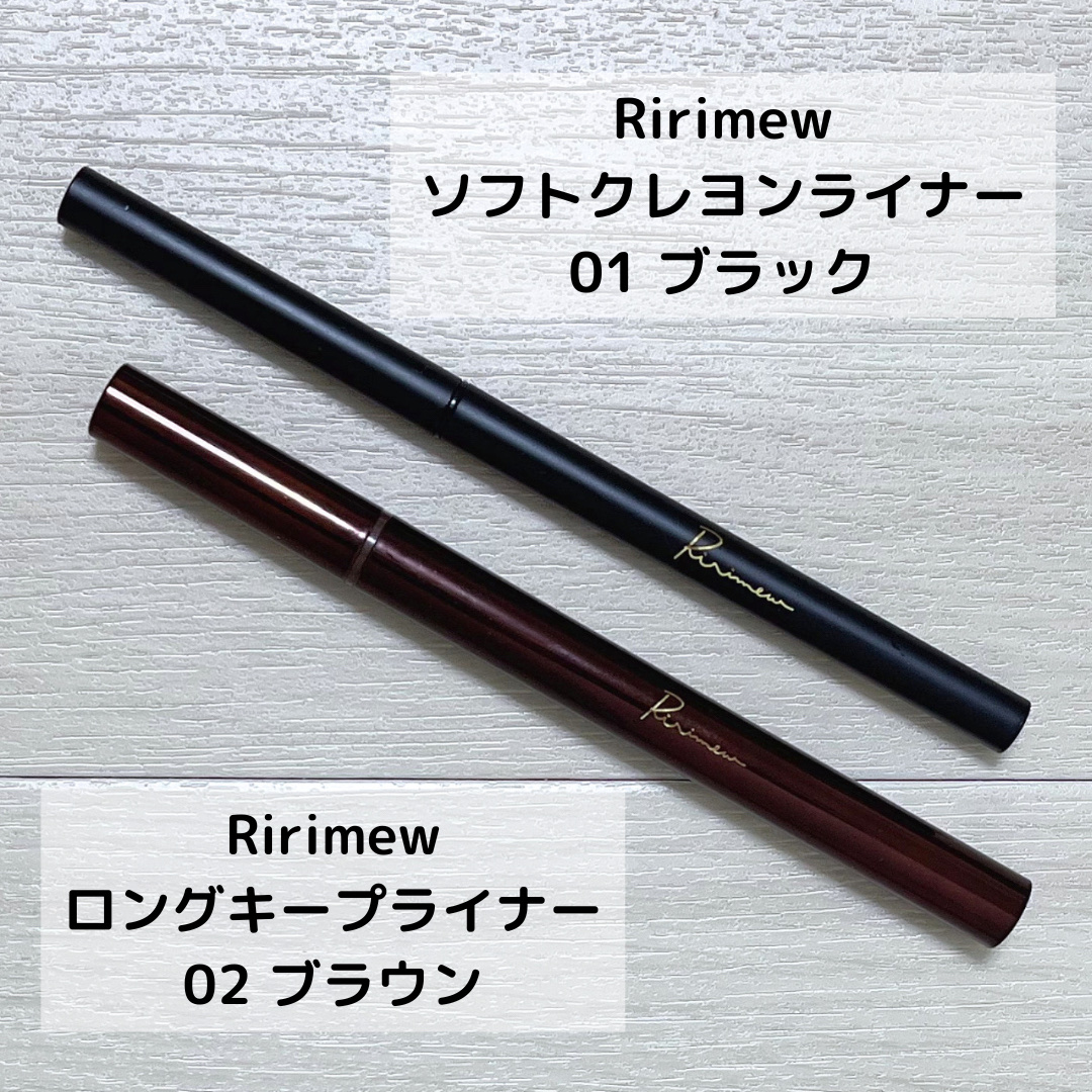リリミュウ ロングキープライナー/Ririmew/リキッドアイライナーを使ったクチコミ（2枚目）