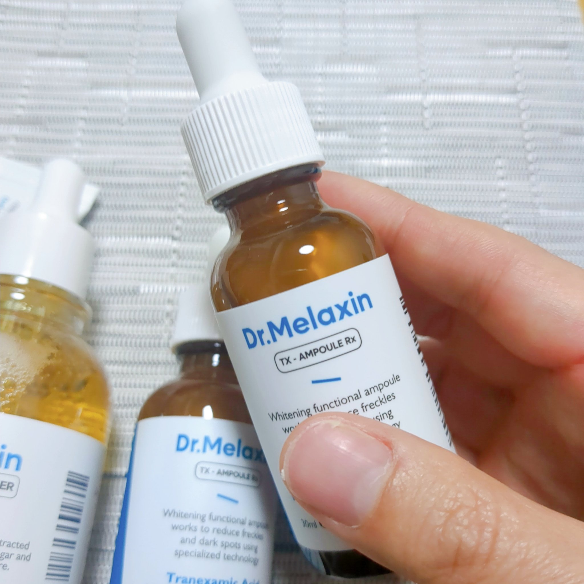 TXアンプルRX＋TXクリーム/Dr.Melaxin/スキンケアキットを使ったクチコミ（2枚目）