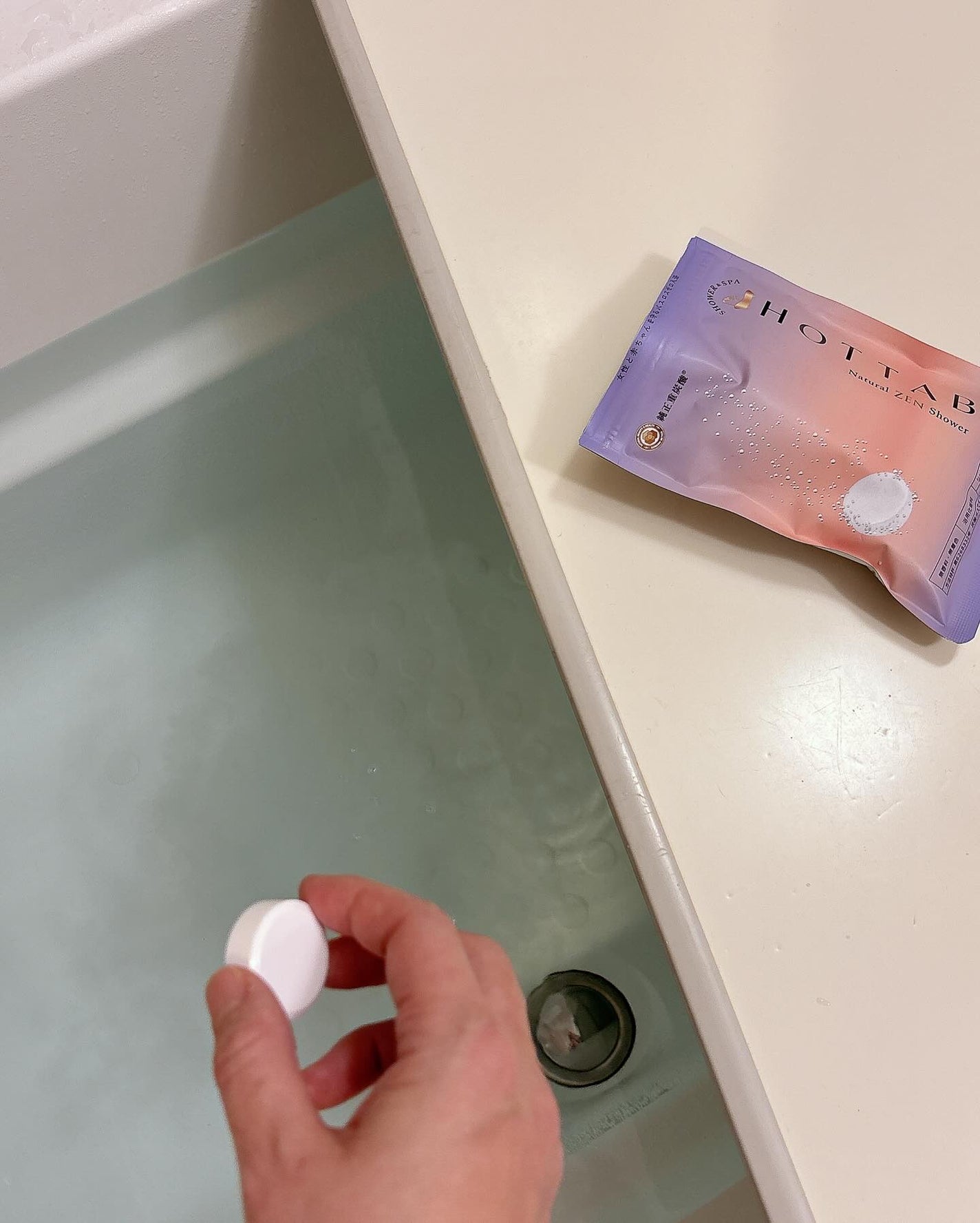 HOT TAB NATURAL ZEN SHOWER/HOT TAB/炭酸系入浴剤を使ったクチコミ(6枚目)