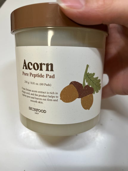 どんぐり ポア ペプチド パッド/SKINFOOD/トナーパッドを使ったクチコミ(1枚目)