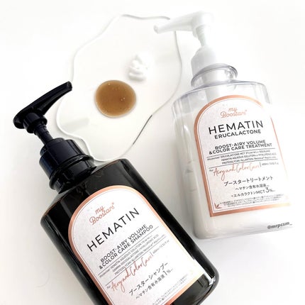 ヘマチン ブースター シャンプー /トリートメント ペアー&ムスクの香り/マイブースターズ/市販シャンプーを使ったクチコミ(2枚目)