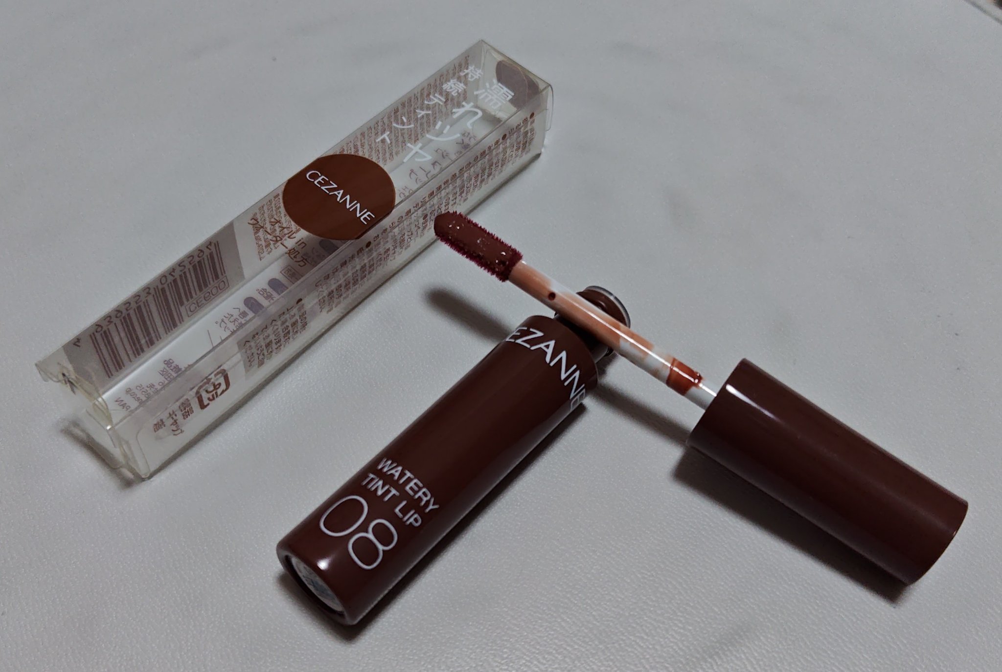 ウォータリーティントリップ/CEZANNE/リップティントを使ったクチコミ（1枚目）