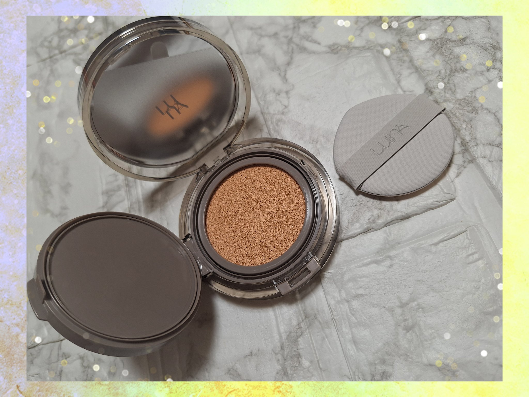 ブラーカバークッション 1.5 ペタル/LUNA/クッションファンデーションを使ったクチコミ（1枚目）