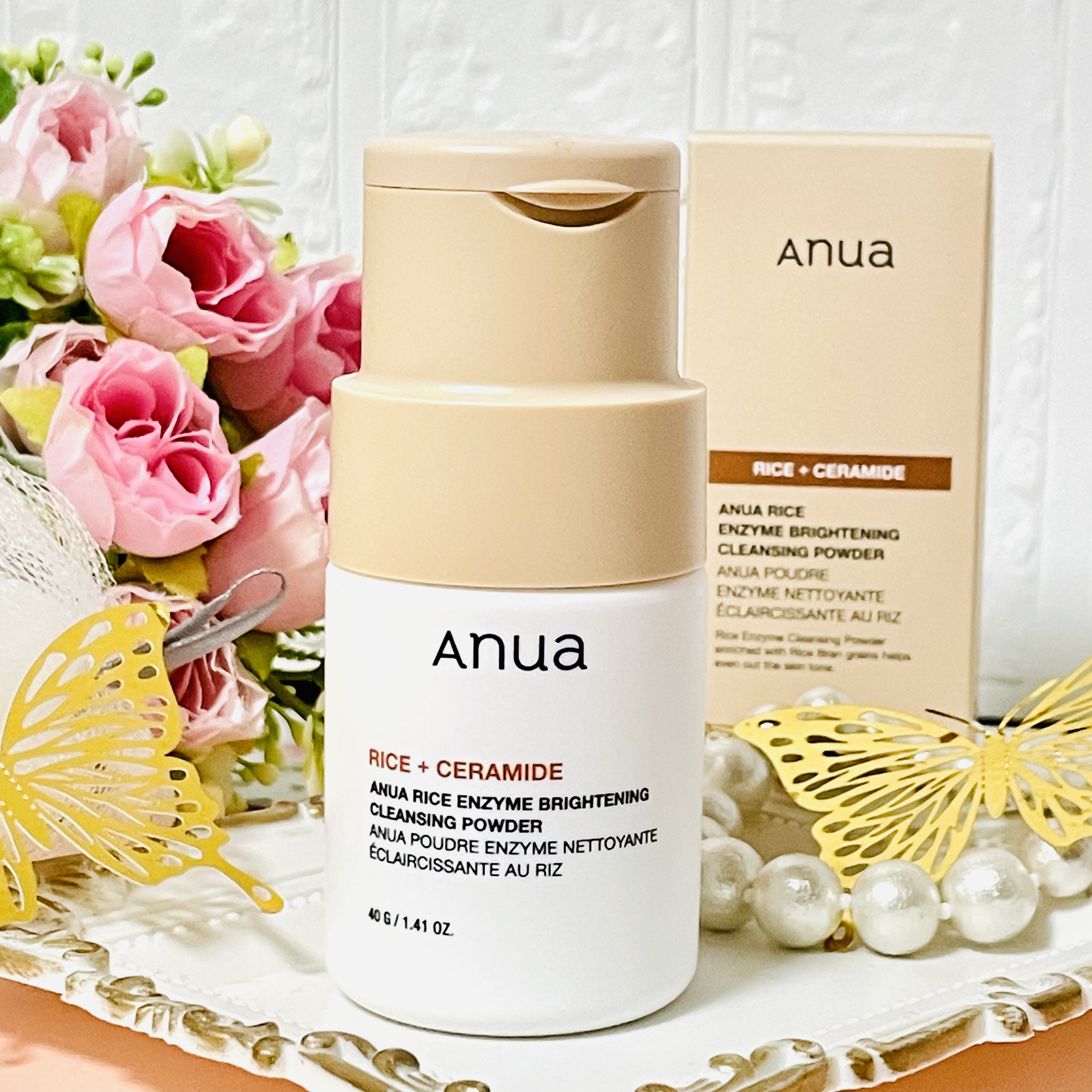 ライス ブライトニング酵素洗顔パウダー/Anua/洗顔パウダーを使ったクチコミ（2枚目）