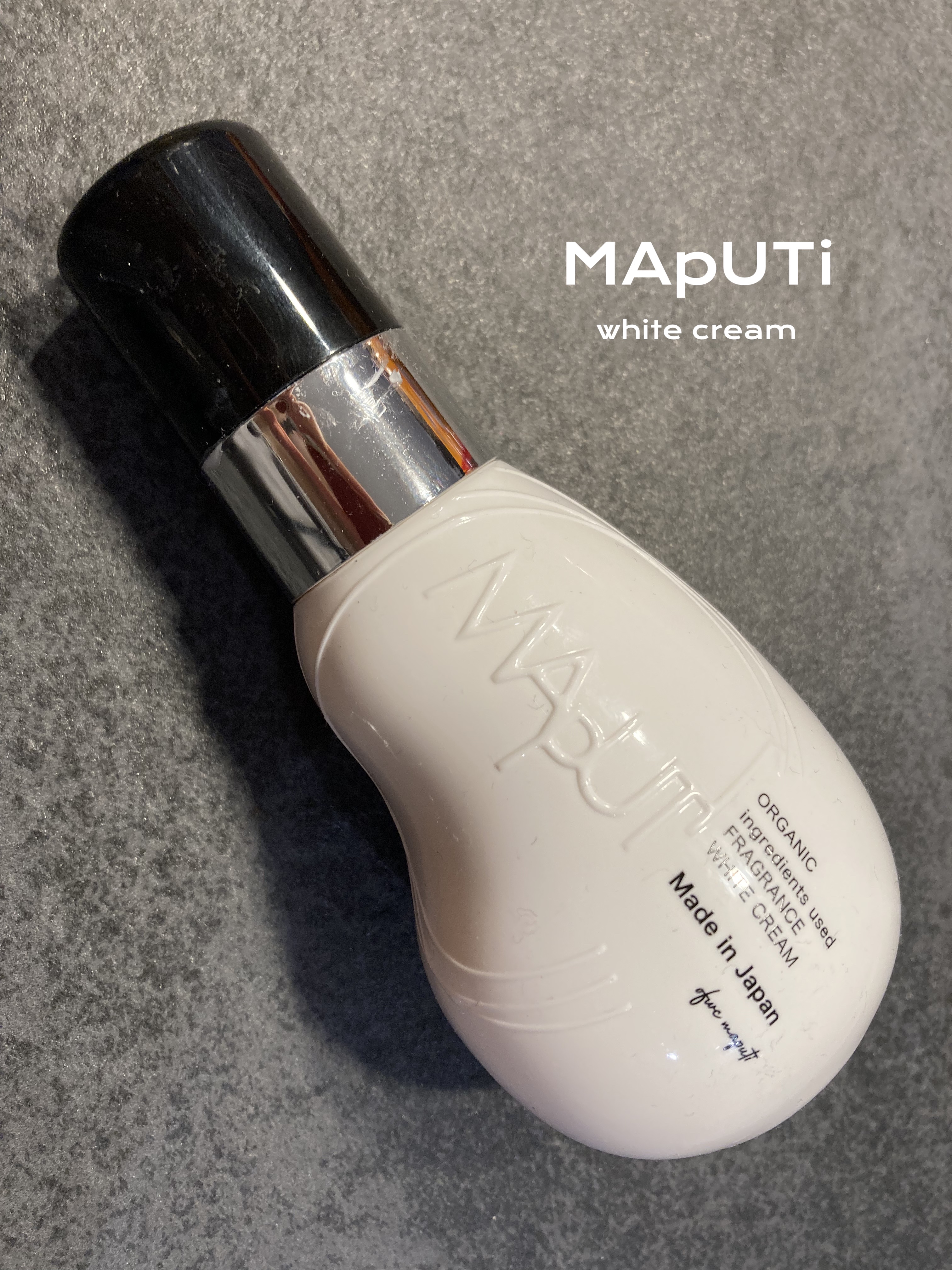 オーガニックフレグランスホワイトクリーム/MAPUTI/デリケートゾーンケアを使ったクチコミ（1枚目）