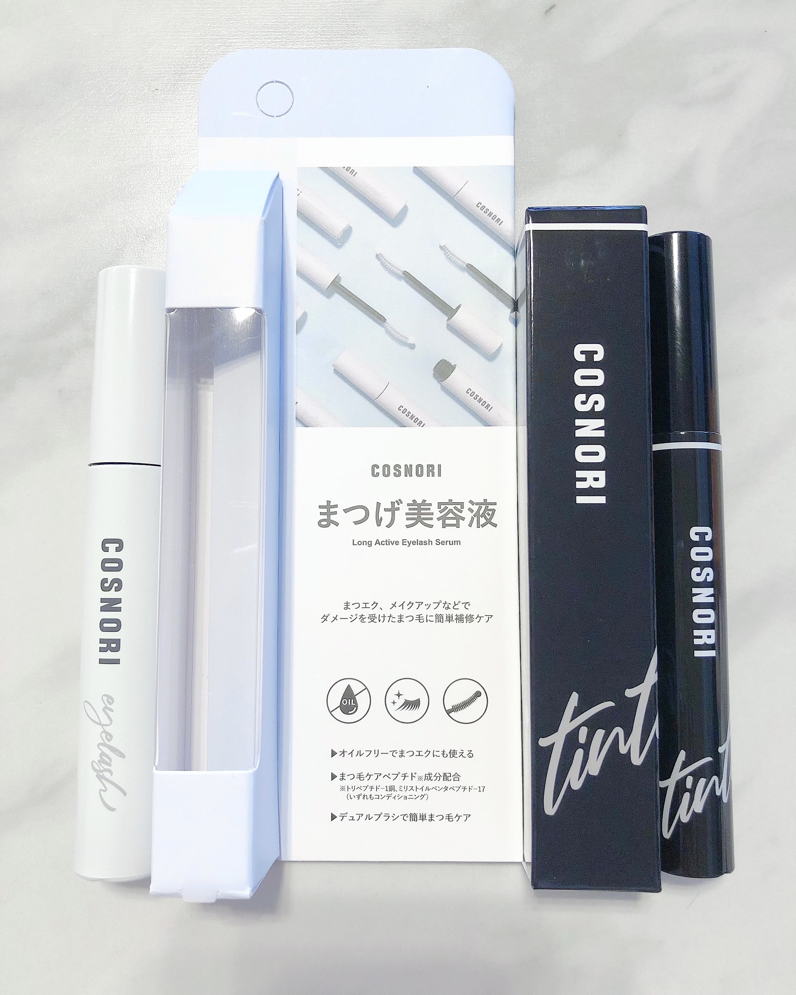 ロングアクティブアイラッシュセラム/COSNORI/まつげ美容液を使ったクチコミ（1枚目）