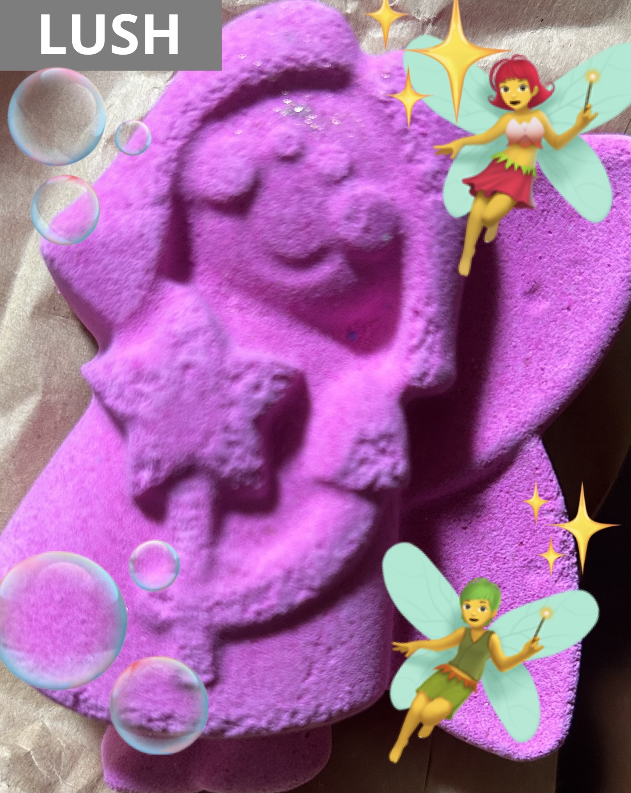 グルービーフェアリー（バスボム）/ラッシュ/炭酸系入浴剤を使ったクチコミ（1枚目）