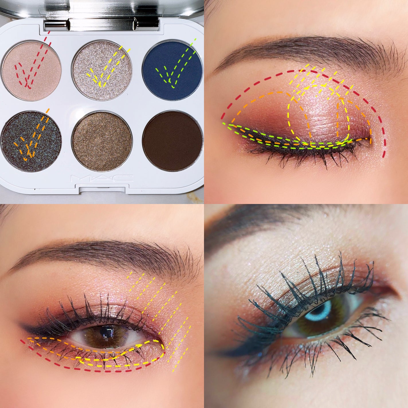 コネクト イン カラー アイシャドウ パレット × 6/M・A・C/アイシャドウパレットを使ったクチコミ(5枚目)