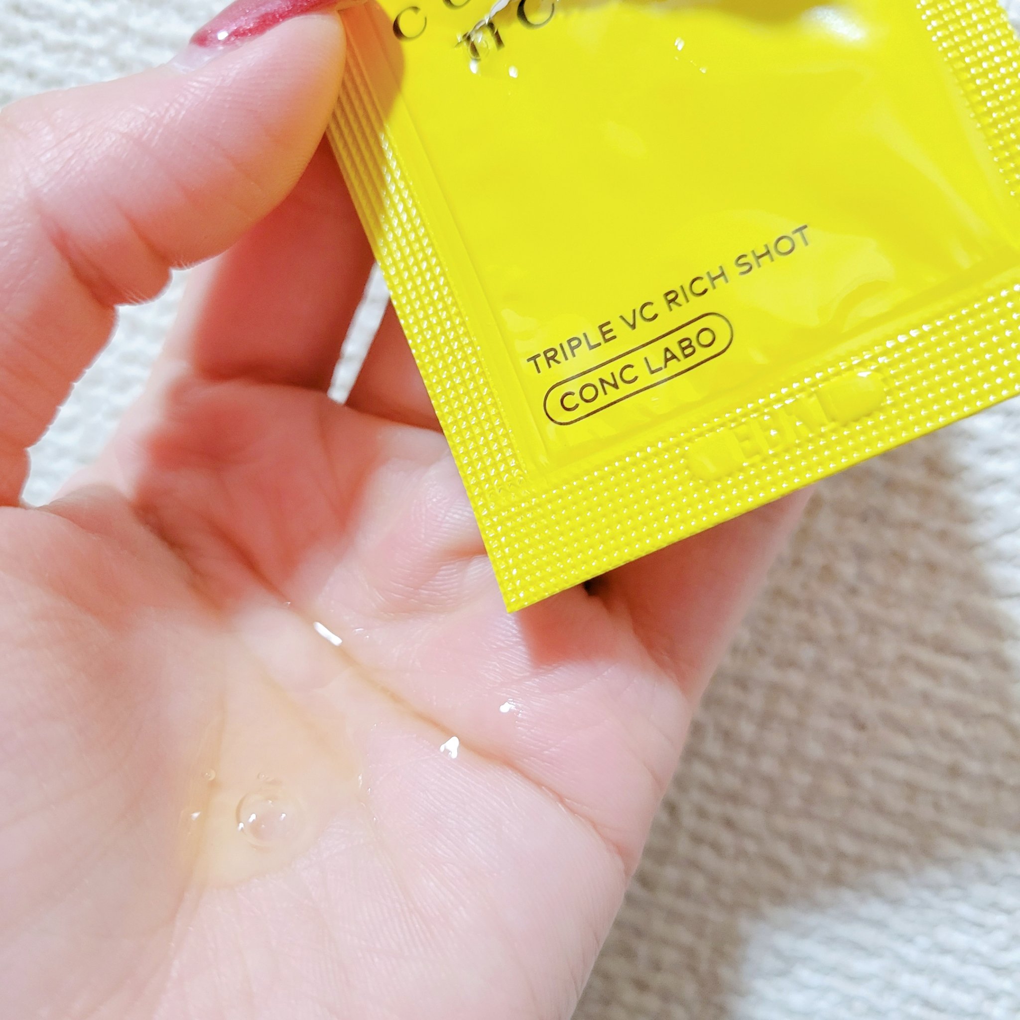 CONC トリプルC リッチショット〈頬・目元部分用美容液〉/CONC LABO/美容液を使ったクチコミ（2枚目）