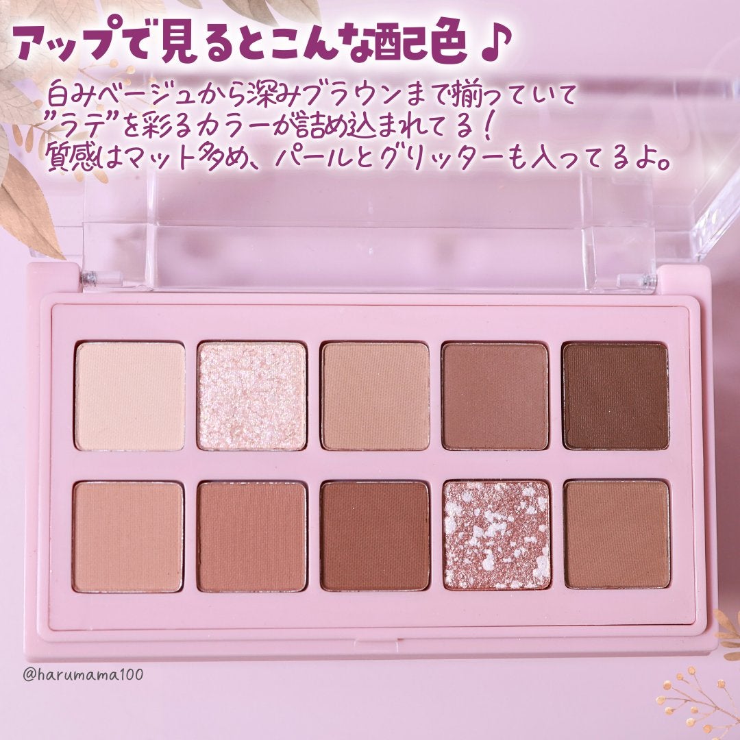 KM デイリートーンアイシャドウパレット/Kyumme/アイシャドウパレットを使ったクチコミ(3枚目)