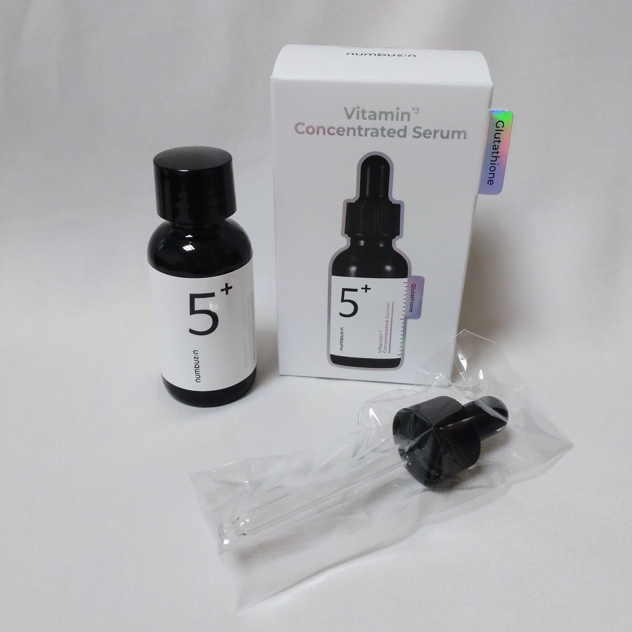 5番 白玉グルタチオンＣ美容液/numbuzin/美容液を使ったクチコミ（2枚目）