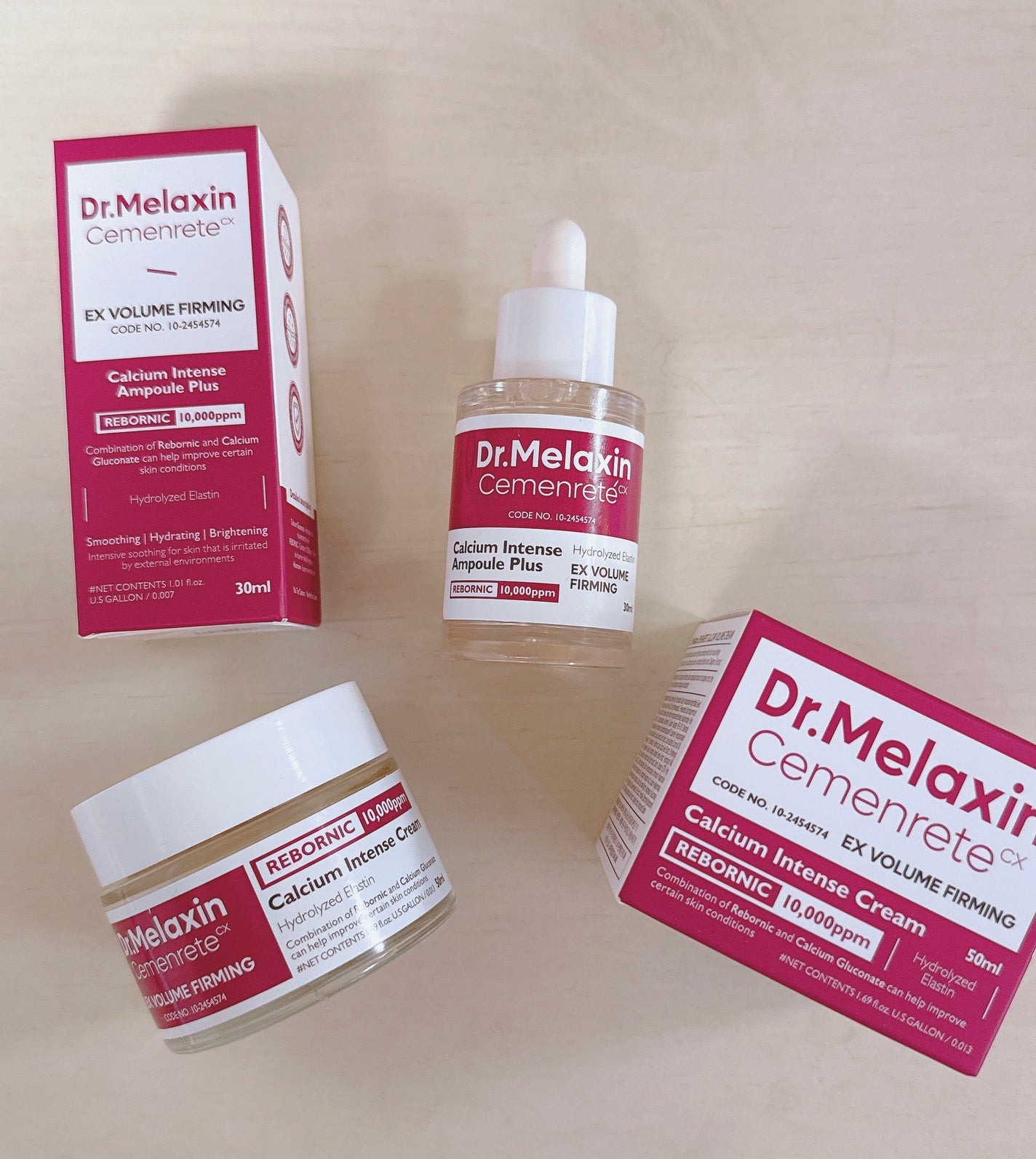 セメンリトカルシウムアンプル+セメンリトカルシウムクリーム/Dr.Melaxin/スキンケアキットを使ったクチコミ(1枚目)