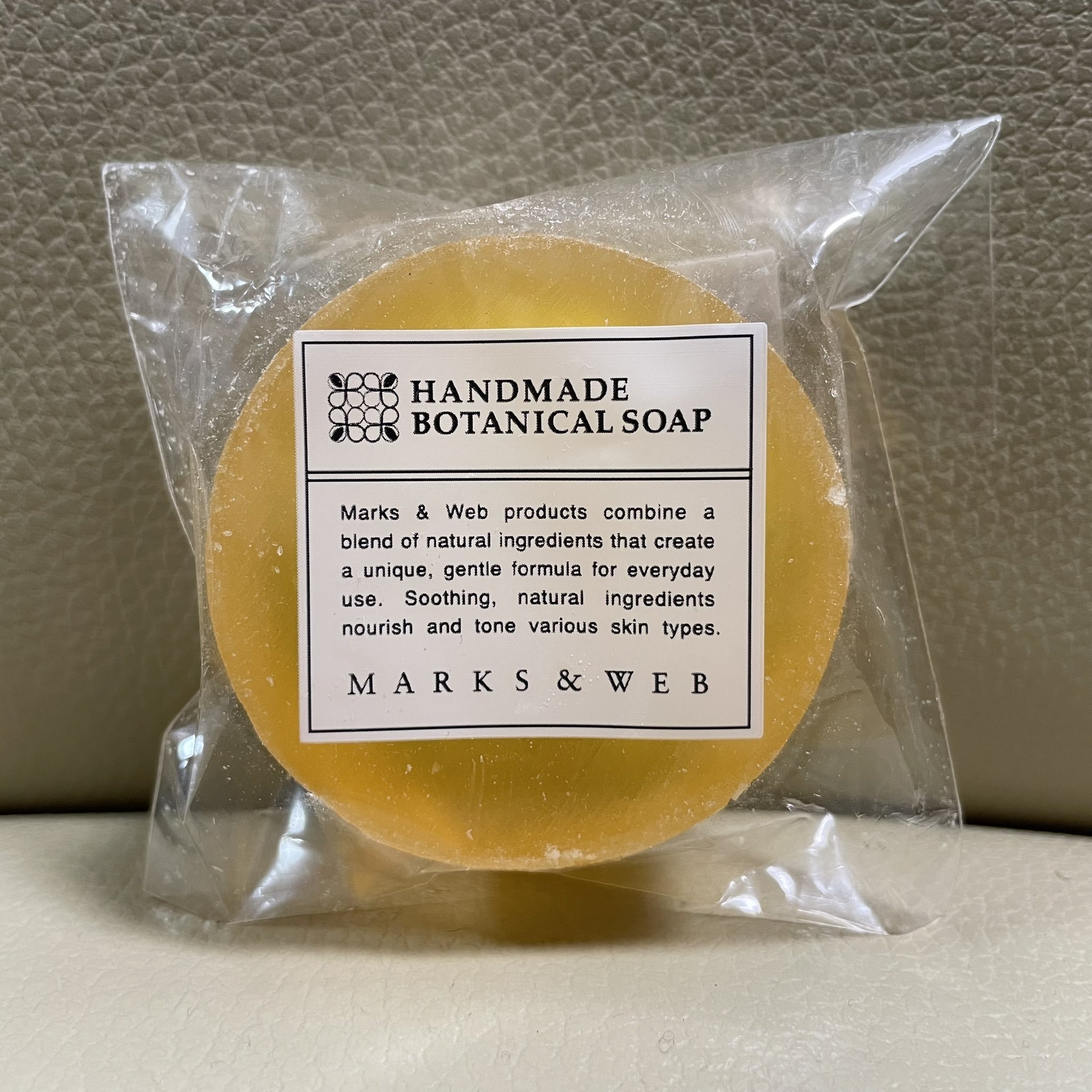 ハンドメイドボタニカルソープ レモングラス／ガーデニア/MARKS&WEB/洗顔石鹸を使ったクチコミ（1枚目）