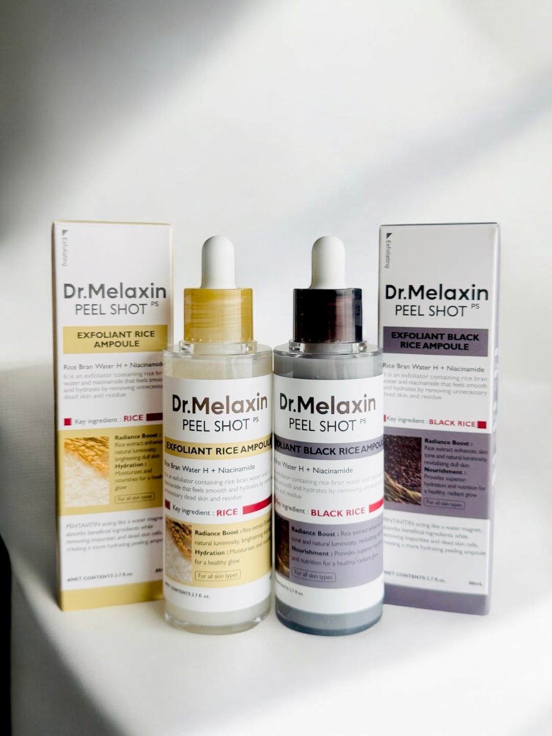 白米ピールショットゴマージュアンプル/Dr.Melaxin/美容液を使ったクチコミ(1枚目)