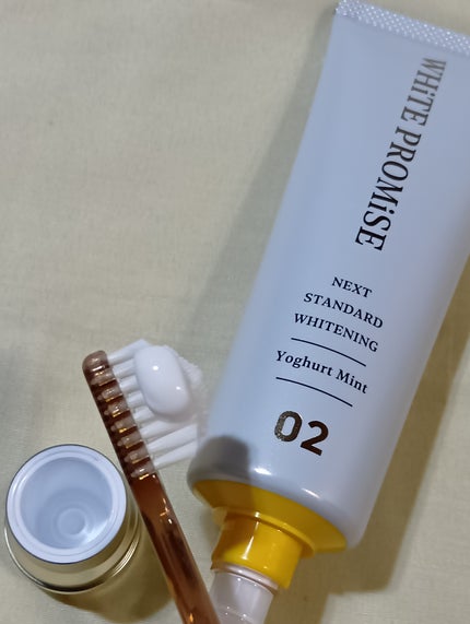 ホワイトプロミス 美白*+むし歯予防*/WHiTE PROMiSE/歯磨き粉を使ったクチコミ(1枚目)
