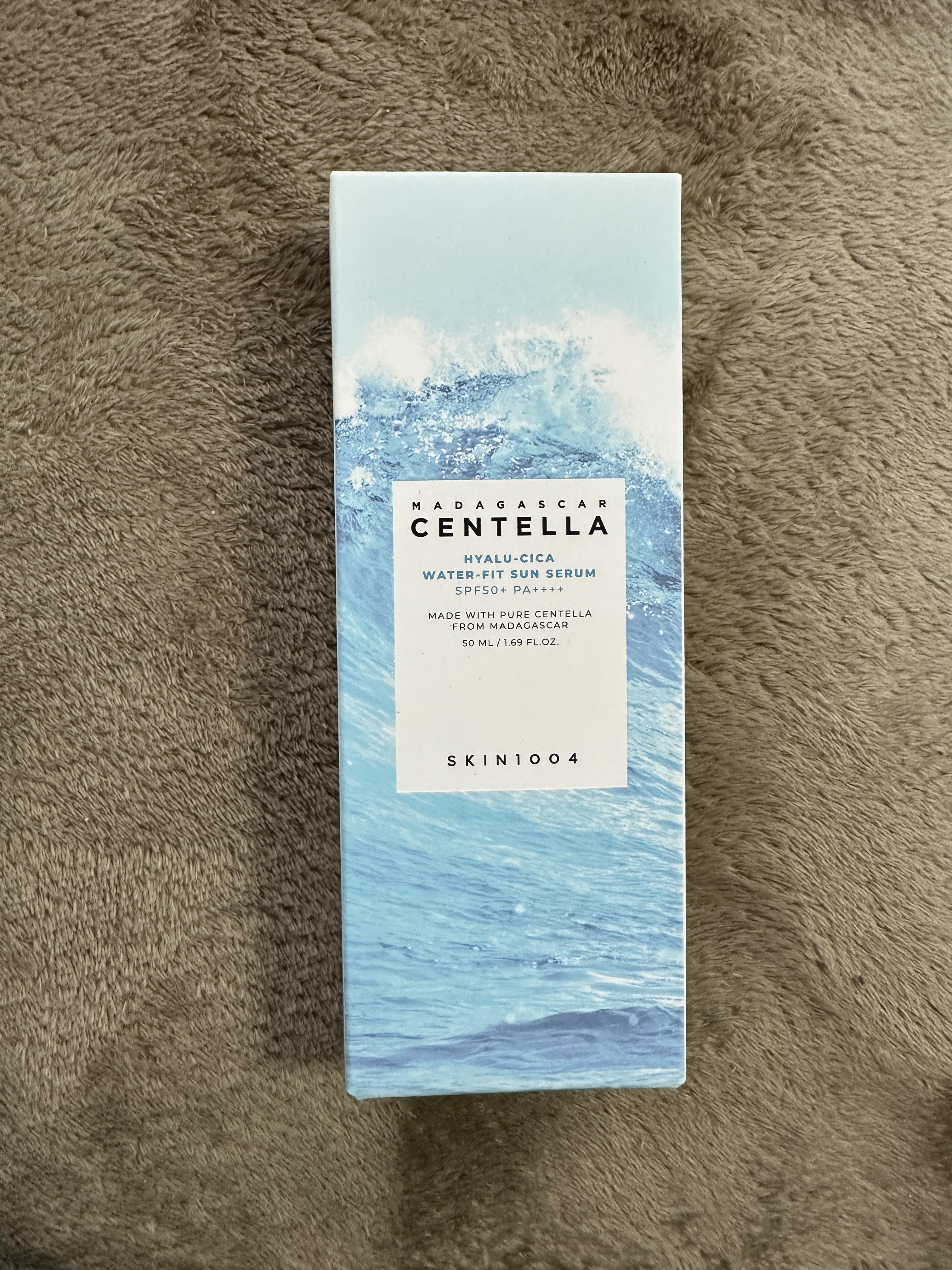 ヒアルーシカ ウォーターフィット サンセラム/SKIN1004/日焼け止めローションを使ったクチコミ（1枚目）