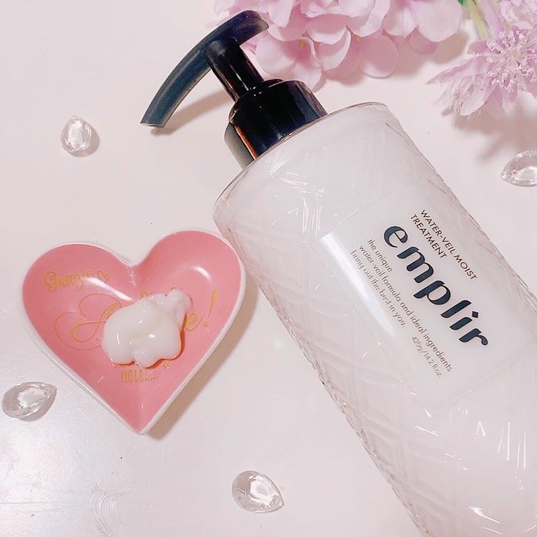 ウォーターベール　モイストシャンプー／トリートメント シャンプー本体420ml/emplir/市販シャンプーを使ったクチコミ（3枚目）