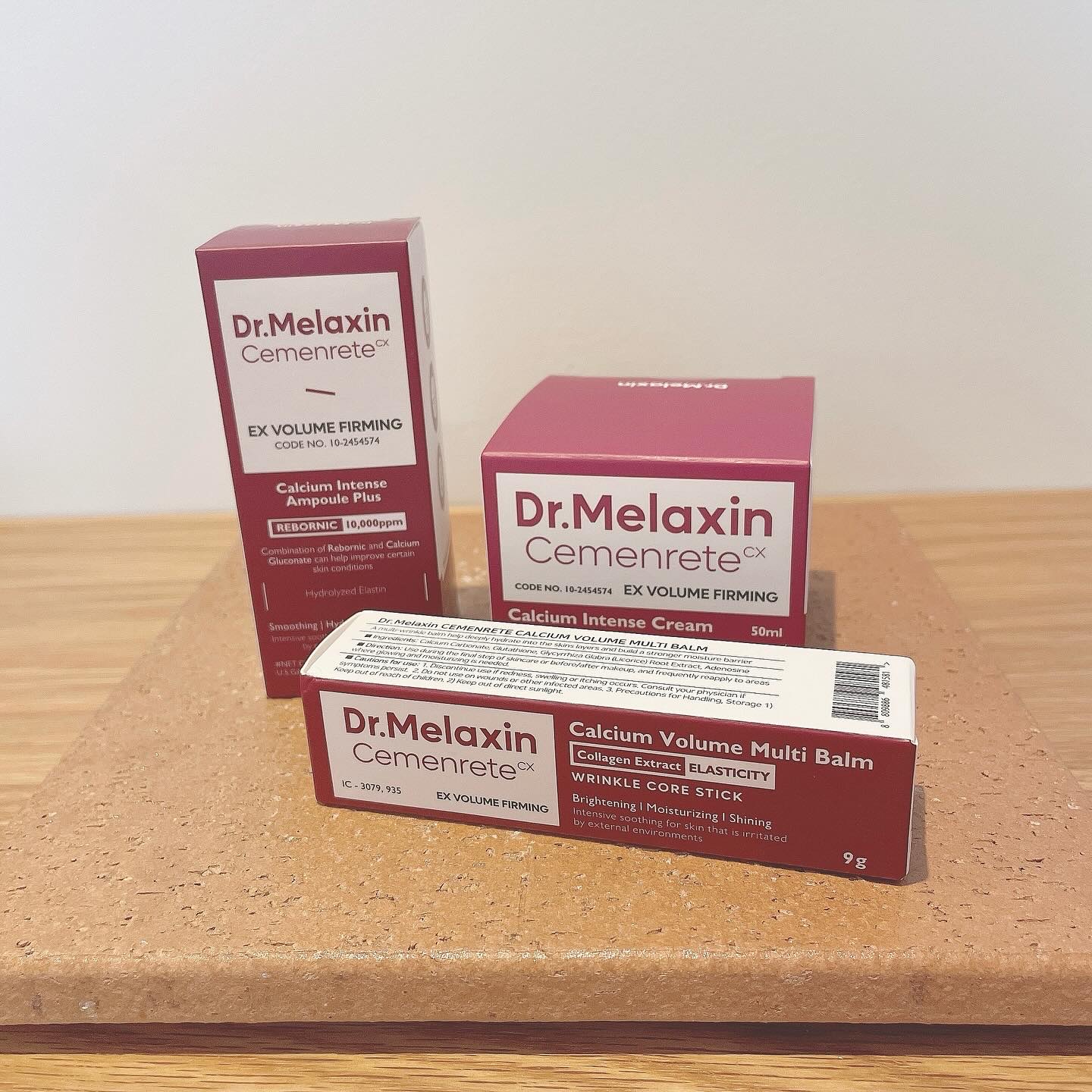 セメンリトカルシウムアンプル+セメンリトカルシウムクリーム/Dr.Melaxin/スキンケアキットを使ったクチコミ（2枚目）