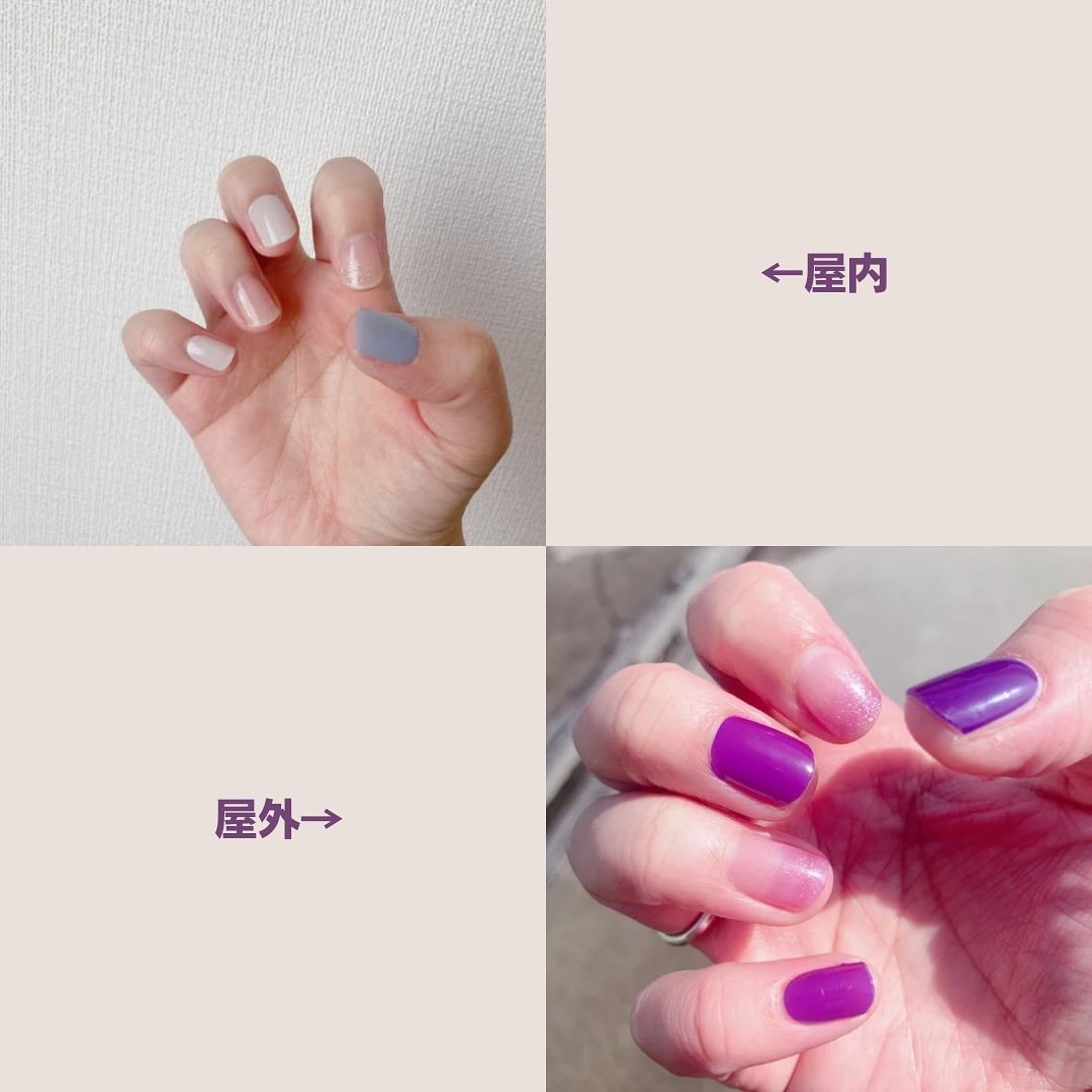 SUNNY RECIPE COLOR CHANGE GEL NAIL Cloud Sky/SUNNY RECIPE/ネイルシールを使ったクチコミ（3枚目）