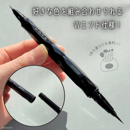 スーパーシャープライナーEX4.0/KATE/リキッドアイライナーを使ったクチコミ(6枚目)