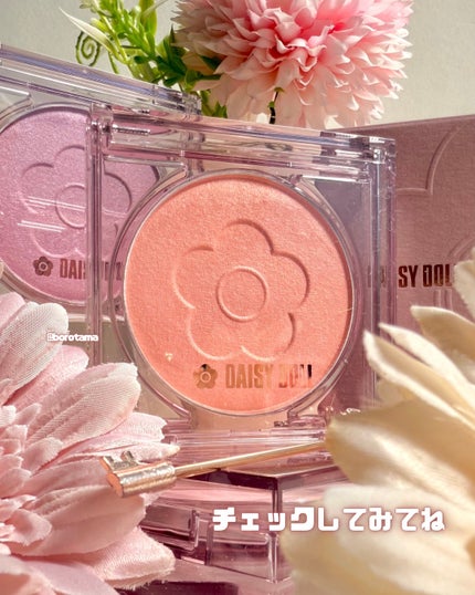 デイジードール パウダー ブラッシュ ブルーム/DAISY DOLL by MARY QUANT/パウダーチークを使ったクチコミ(7枚目)