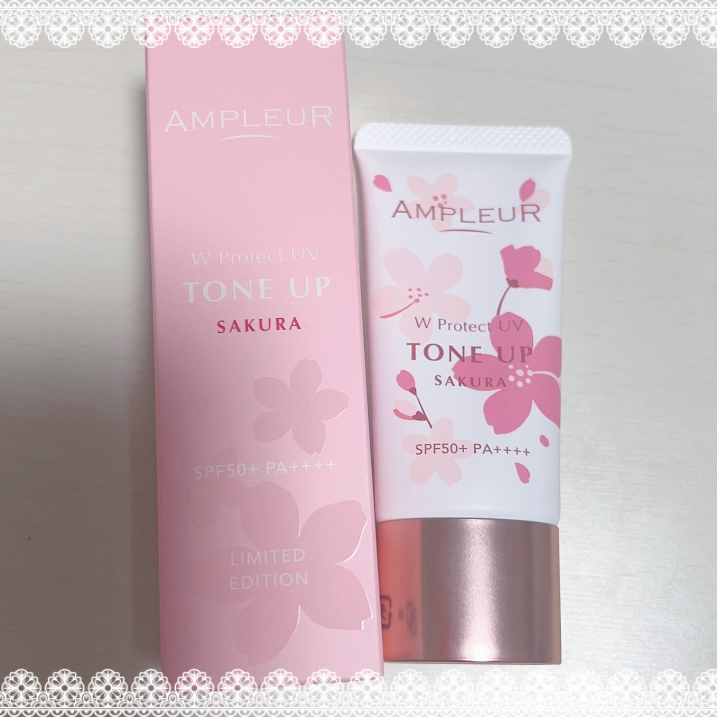 アンプルール WプロテクトUV トーンアップP/アンプルール/日焼け止めローションを使ったクチコミ(1枚目)