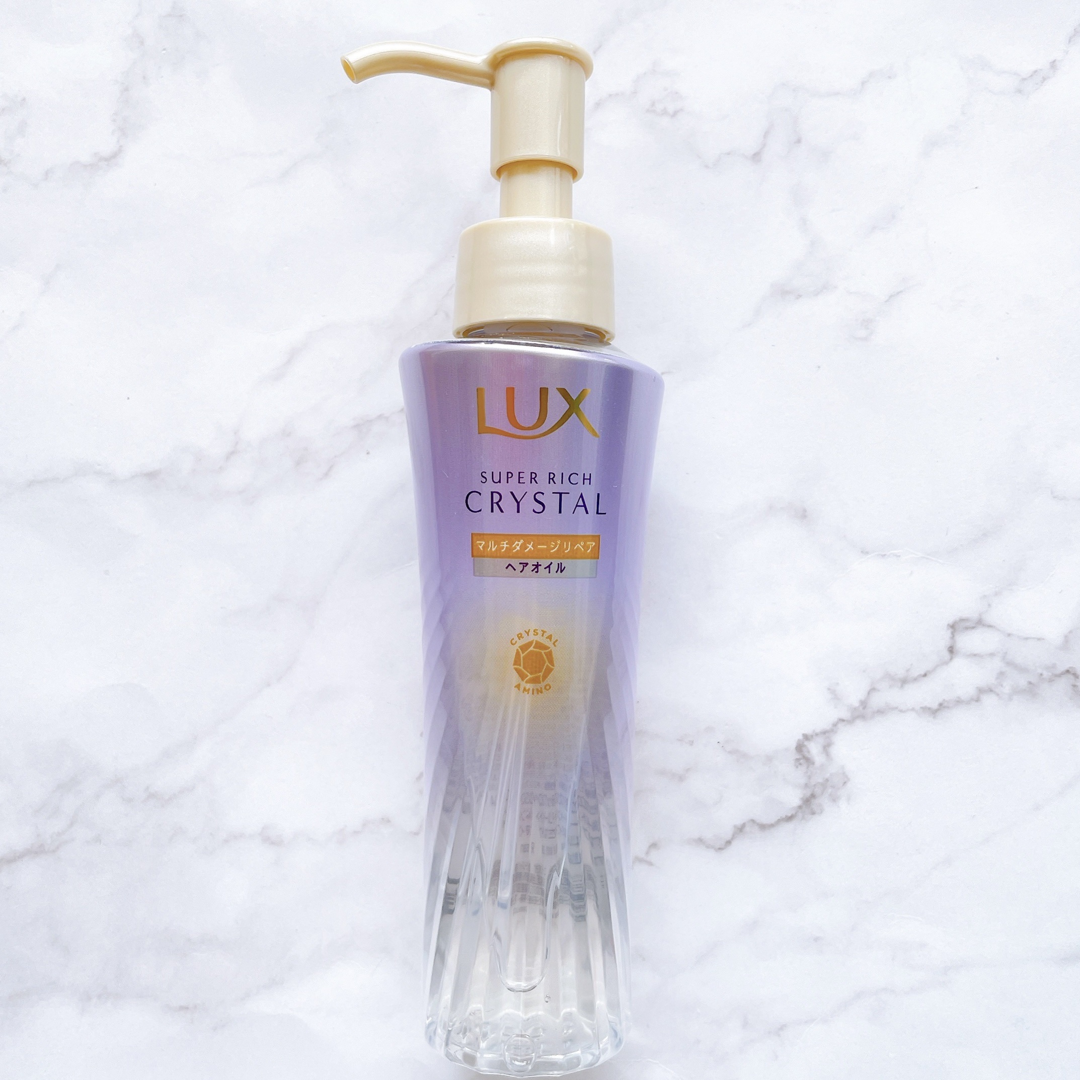 ラックス スーパーリッチクリスタル マルチダメージリペア ヘアオイル/LUX/ヘアオイルを使ったクチコミ（2枚目）