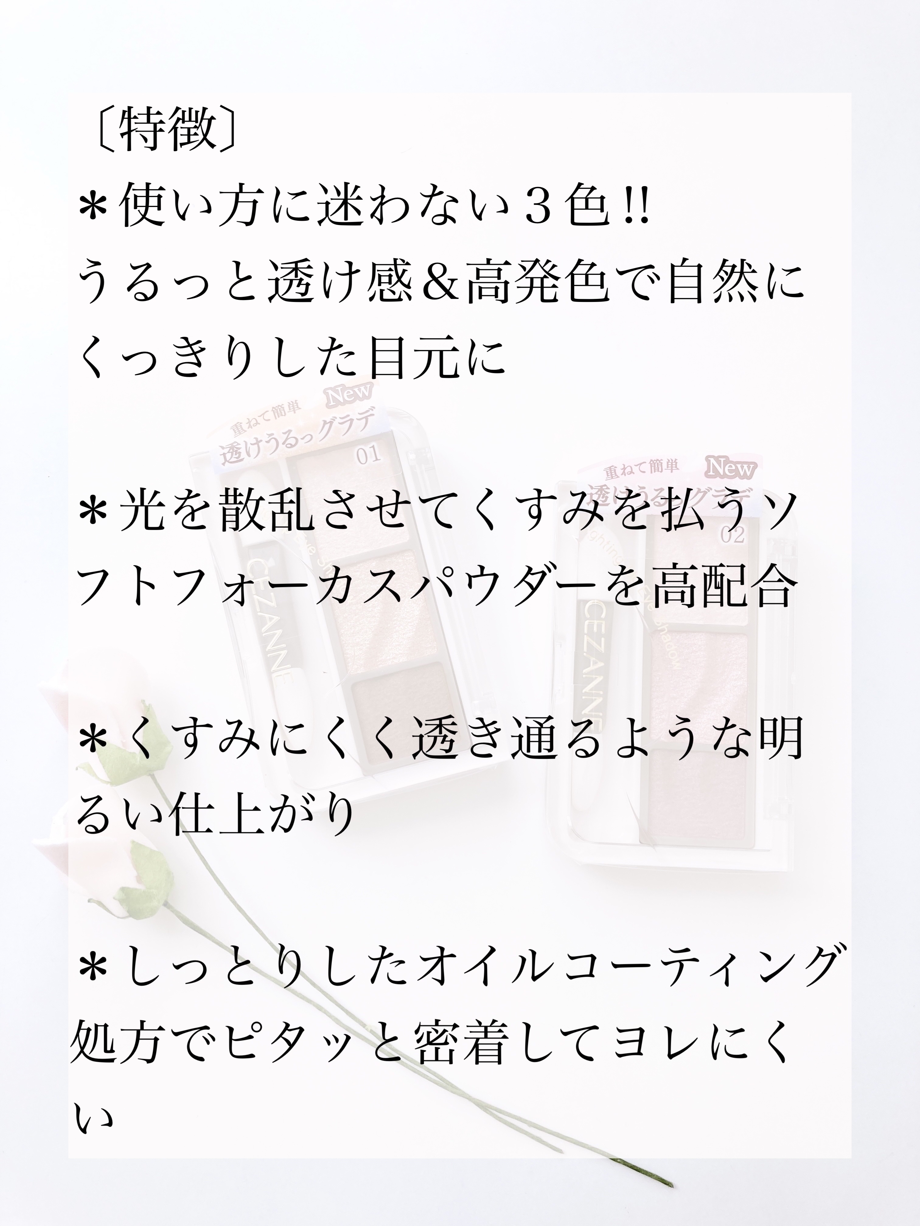 ライティングアップアイシャドウ/CEZANNE/アイシャドウを使ったクチコミ（2枚目）