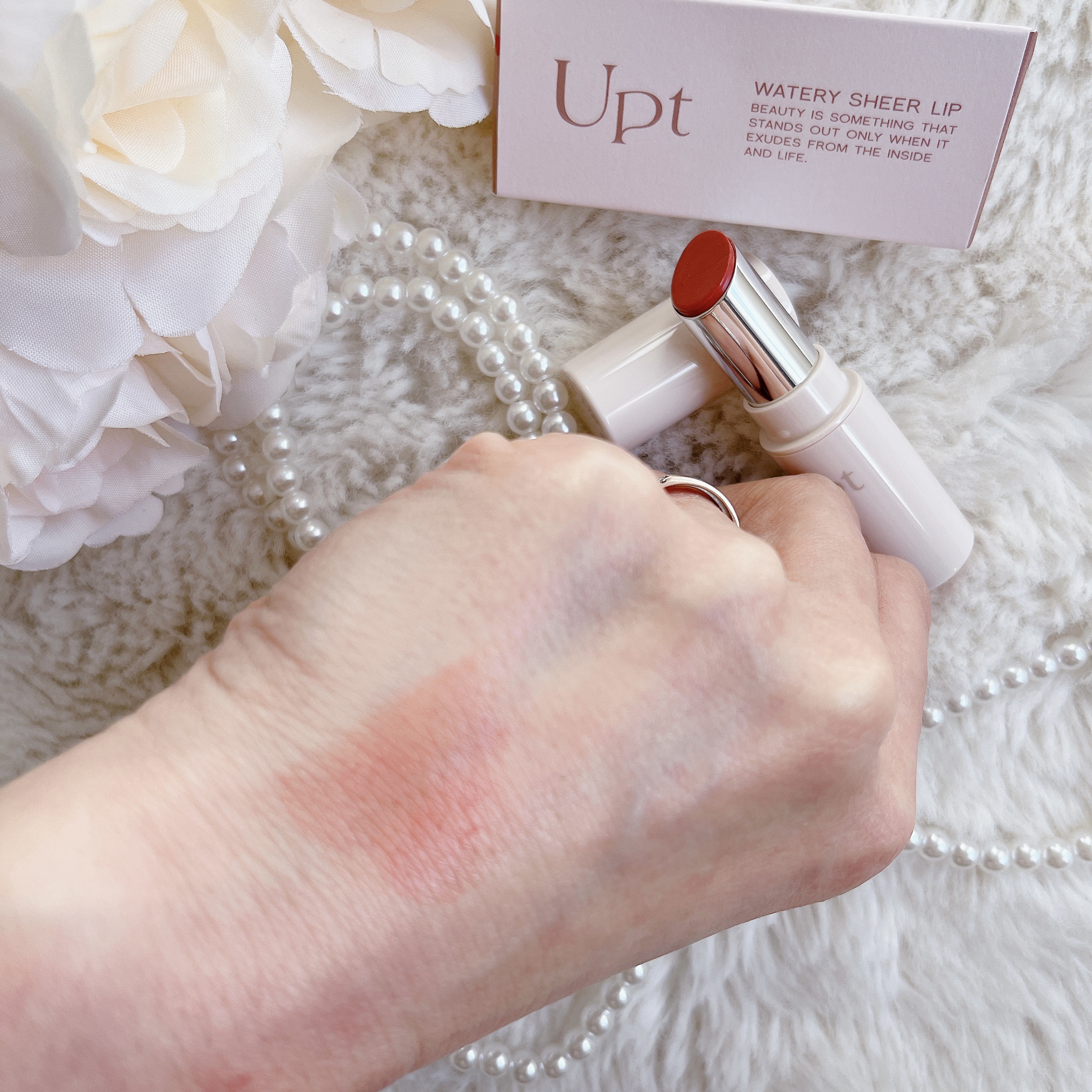 Upt WATERY SHEER LIP /Upt/口紅を使ったクチコミ（3枚目）