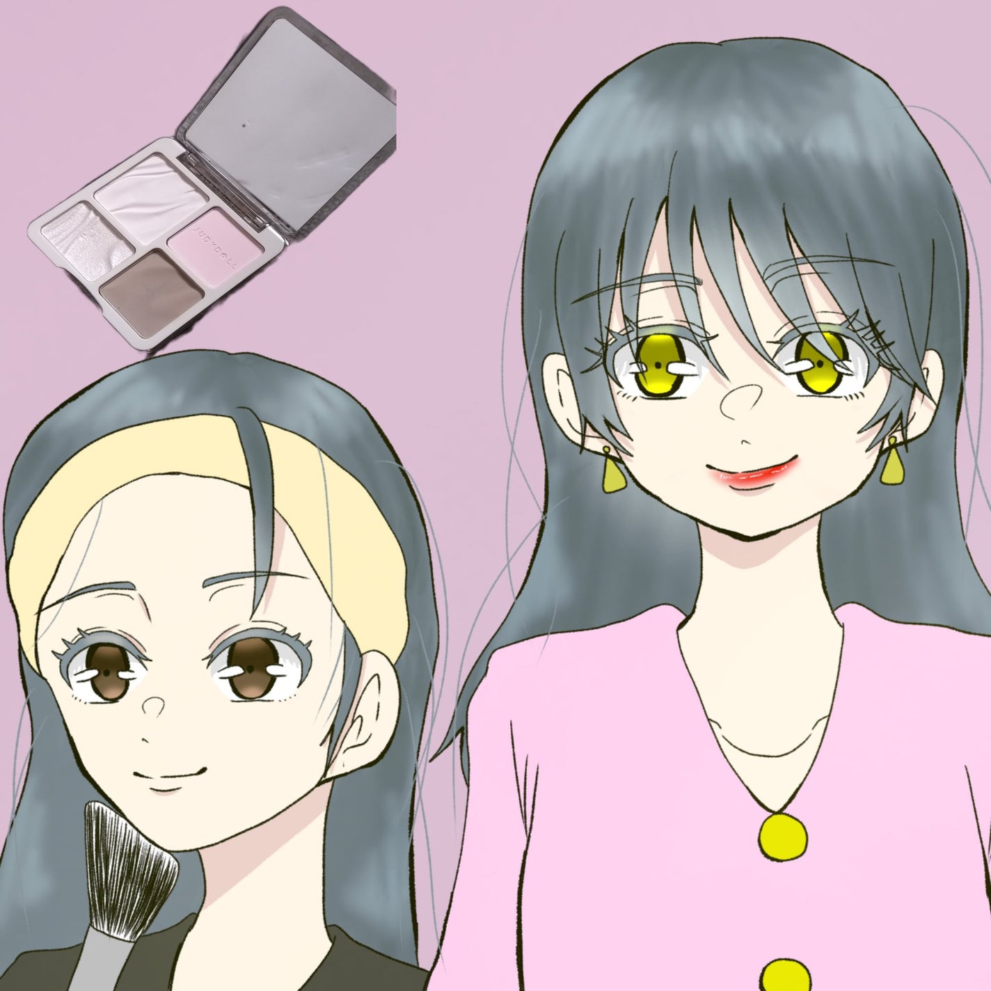 JUDYDOLL メリハリマスターパレット/JUDYDOLL/パウダーハイライトを使ったクチコミ(1枚目)