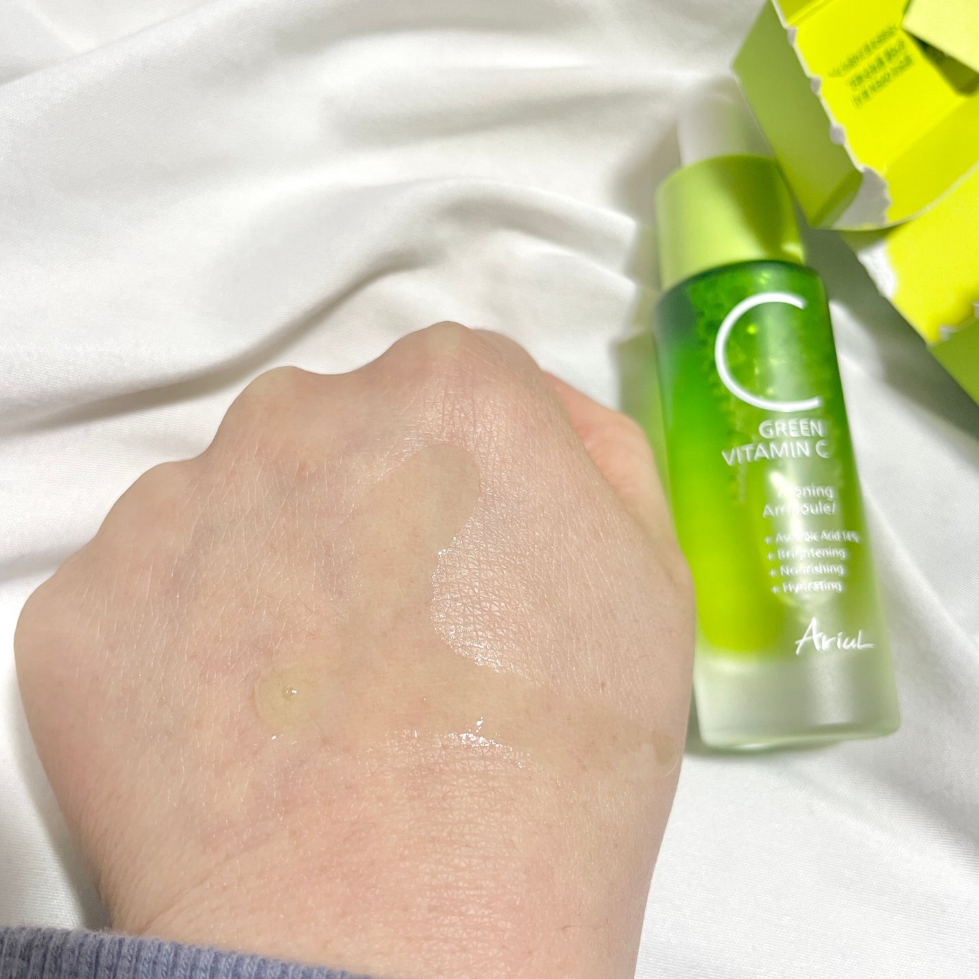 アリウル グリーンビタミンC トーニングセラム(アンプル)/Ariul/美容液を使ったクチコミ(3枚目)