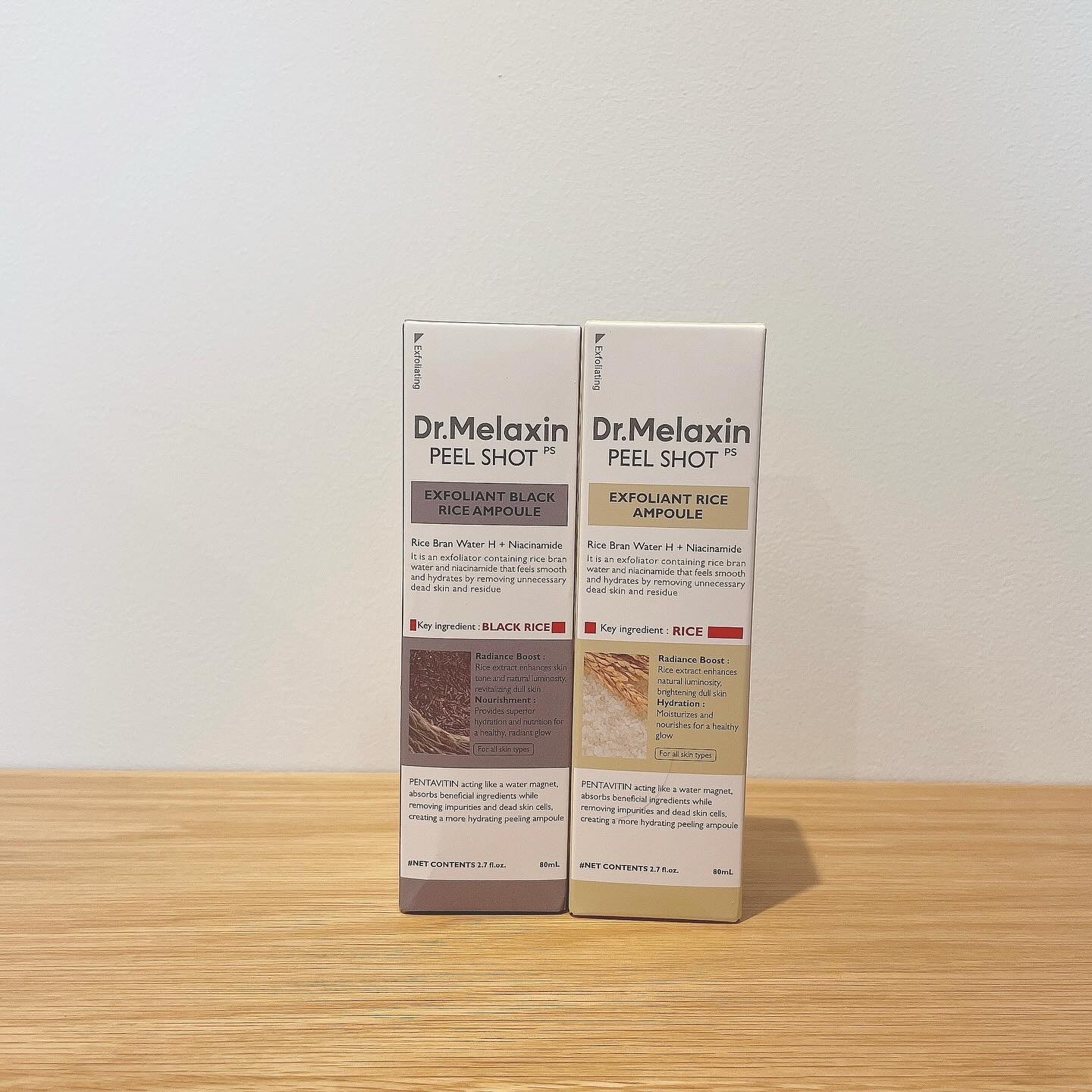 白米ピールショットゴマージュアンプル/Dr.Melaxin/美容液を使ったクチコミ（2枚目）