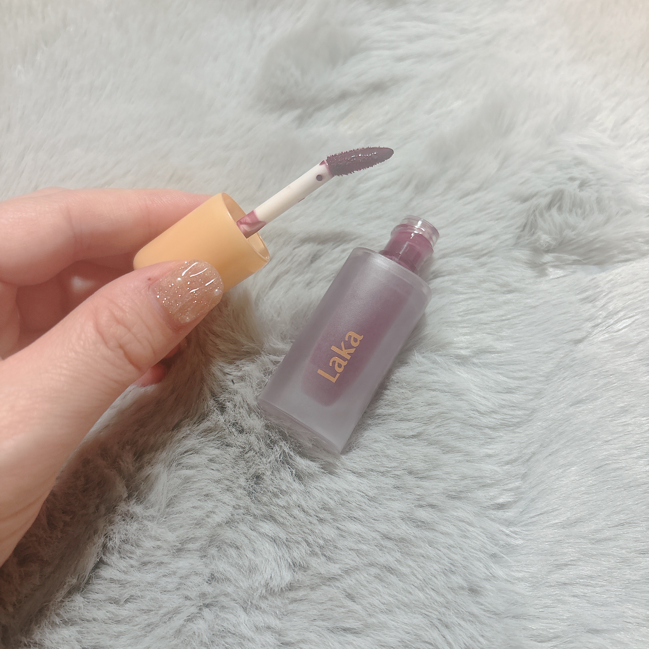 フルーティーグラムティント/Laka/リップティントを使ったクチコミ（3枚目）
