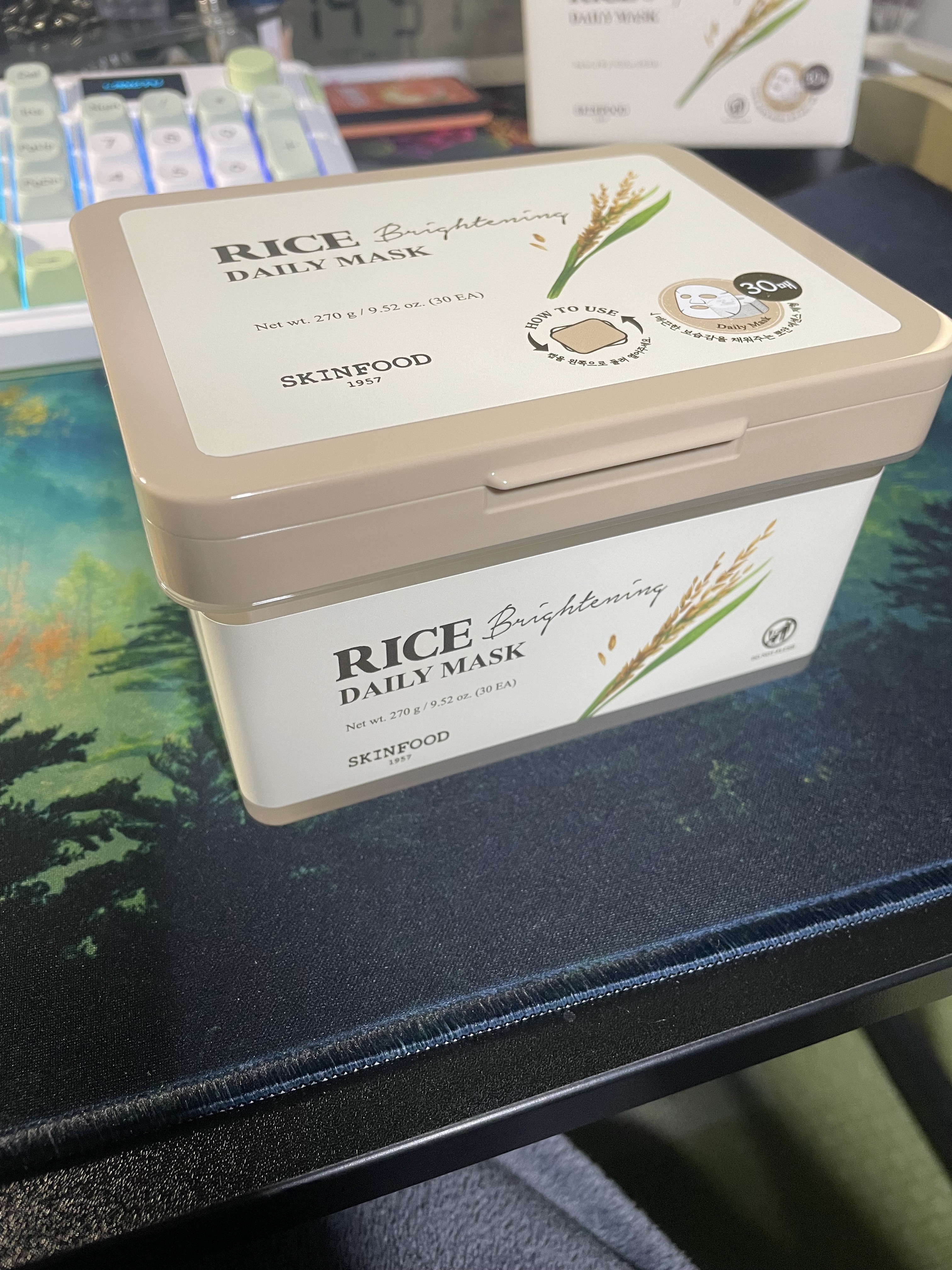 ライスブライトニングデイリーマスク/SKINFOOD/シートマスク・パックを使ったクチコミ（1枚目）