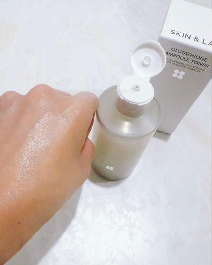 グルタチオンアンプルトナー/SKIN&LAB/化粧水を使ったクチコミ(5枚目)