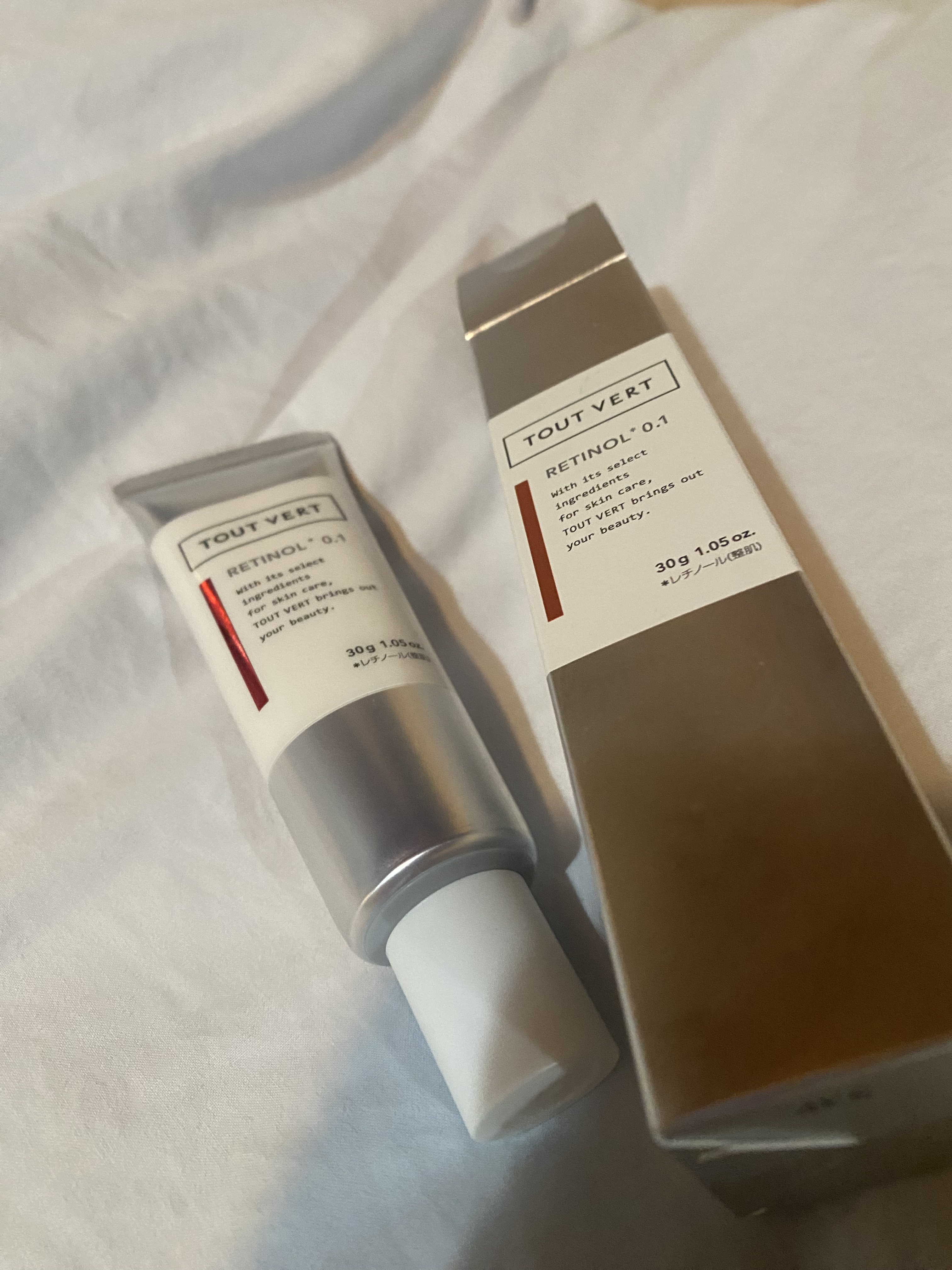 レチノショット 0.1/TOUT VERT/フェイスクリームを使ったクチコミ（1枚目）