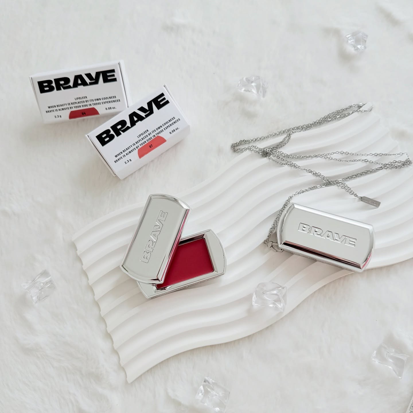 リップスリーク ロングストラップセット/BRAYE/口紅を使ったクチコミ（1枚目）