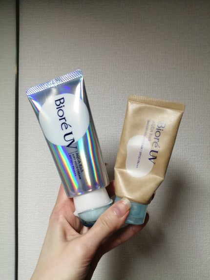 ビオレUV アクアリッチ ウォータリーホールドクリーム(水肌記憶UV)/ビオレ/日焼け止めクリームを使ったクチコミ(1枚目)