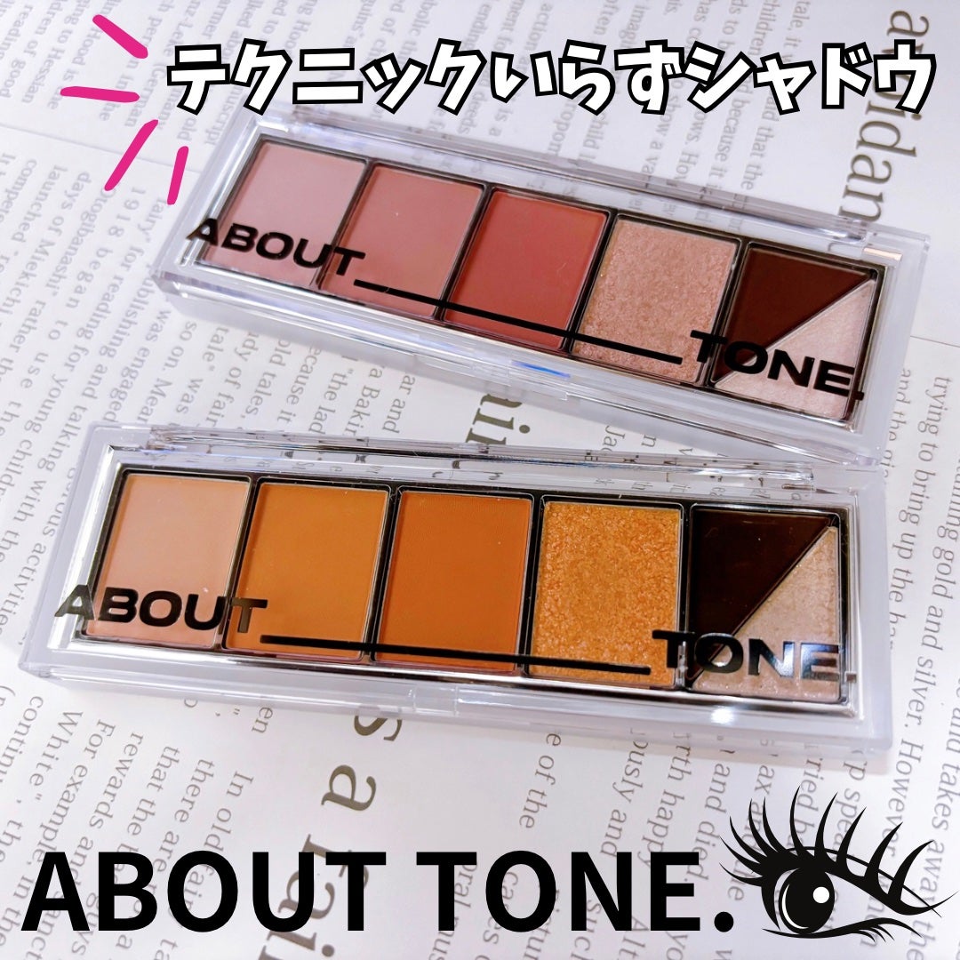 リターントゥーベーシックシャドウパレット/ABOUT TONE/アイシャドウパレットを使ったクチコミ(1枚目)