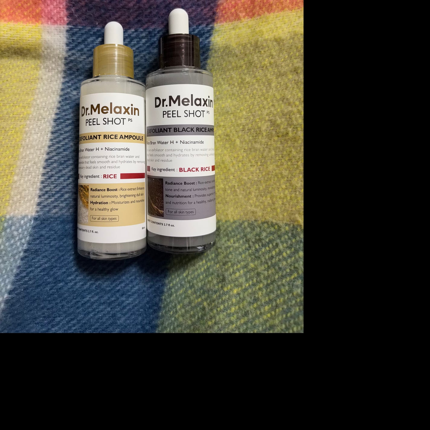 白米ピールショットゴマージュアンプル/Dr.Melaxin/美容液を使ったクチコミ(1枚目)