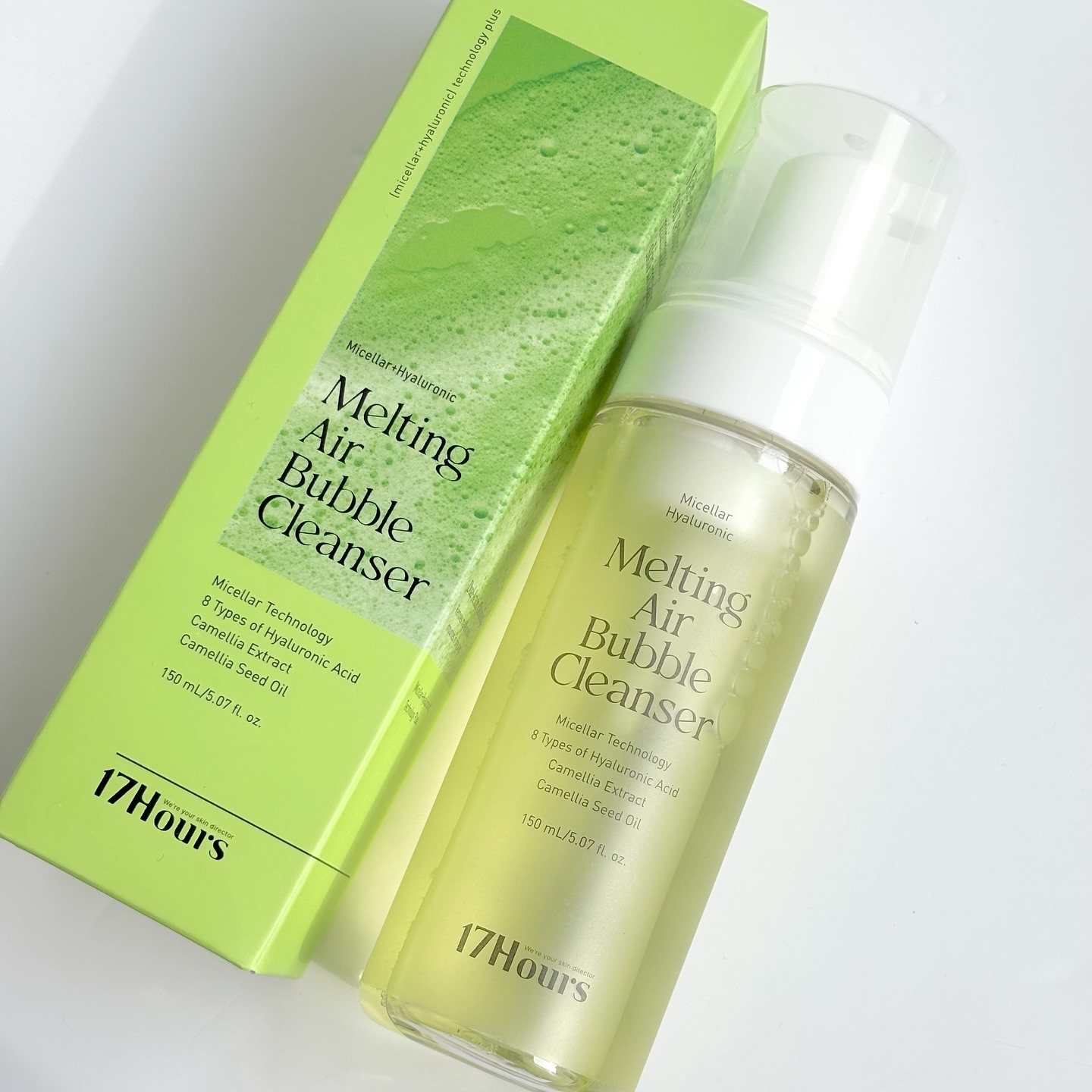 メルティングエアバブルクレンザー/17Hours/泡洗顔を使ったクチコミ（2枚目）