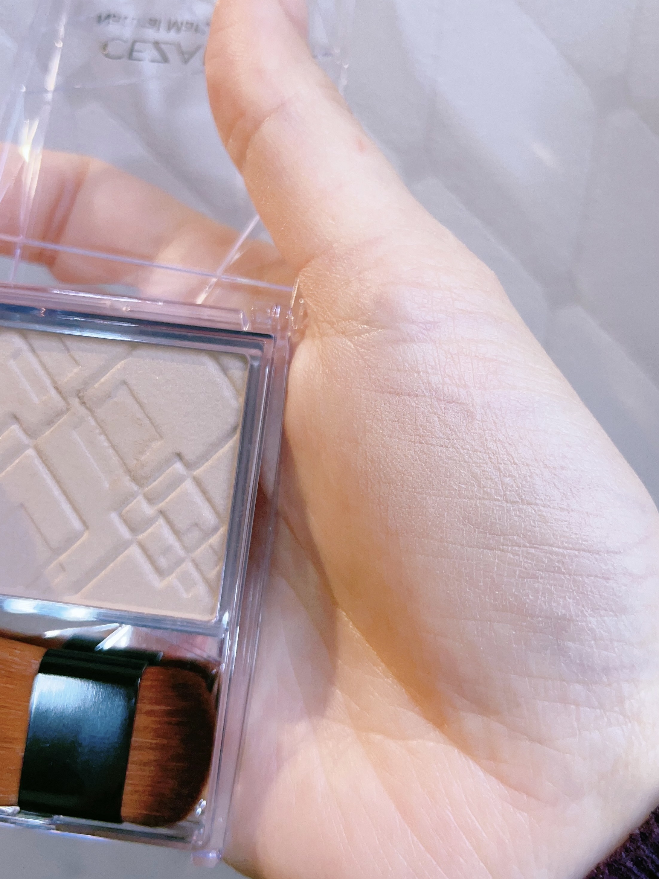 ナチュラルマットシェーディング/CEZANNE/シェーディングを使ったクチコミ（3枚目）