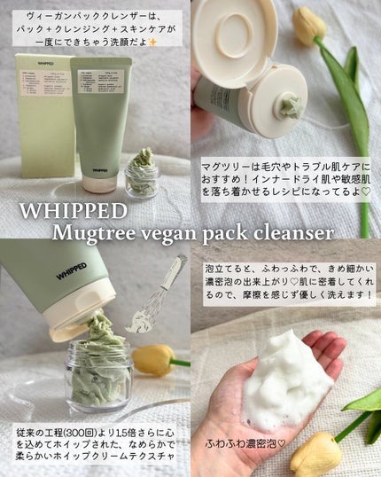 ヴィーガンパッククレンザーチューブ/WHIPPED/洗顔フォームを使ったクチコミ(2枚目)