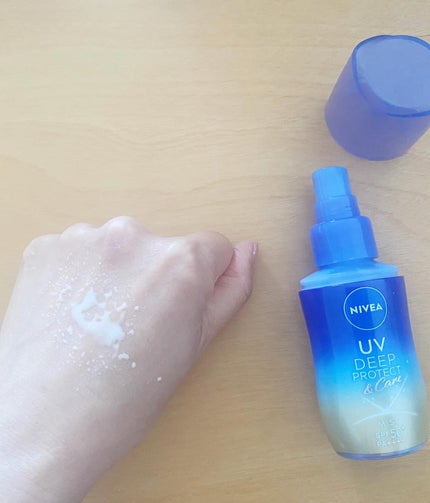 ニベアUV ディーププロテクト&ケア ミルクミスト/ニベア/日焼け止めミスト・スプレーを使ったクチコミ(4枚目)