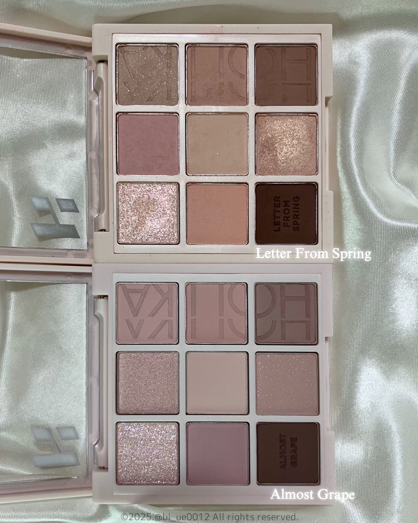 マイフェイブムードアイパレット 9カラー 09　レターフロムスプリング（LETTER FROM SPRING）/HOLIKA HOLIKA/アイシャドウパレットを使ったクチコミ（3枚目）