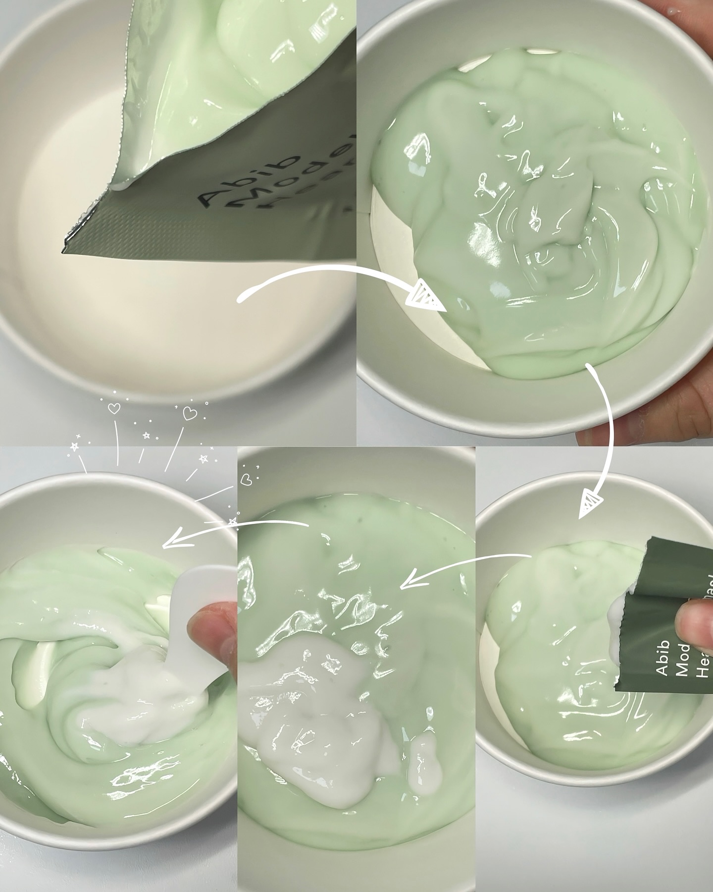 モデリング クリームマスク Heartleaf scoop/Abib /その他スキンケアを使ったクチコミ（2枚目）