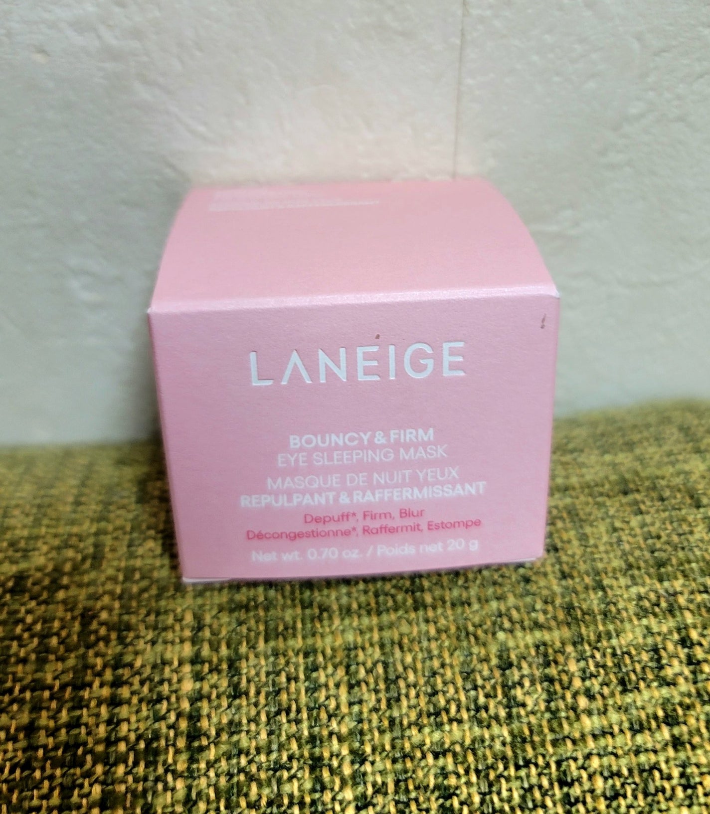 バウンシーアイスリーピングマスク/LANEIGE/アイケア・アイクリームを使ったクチコミ(4枚目)