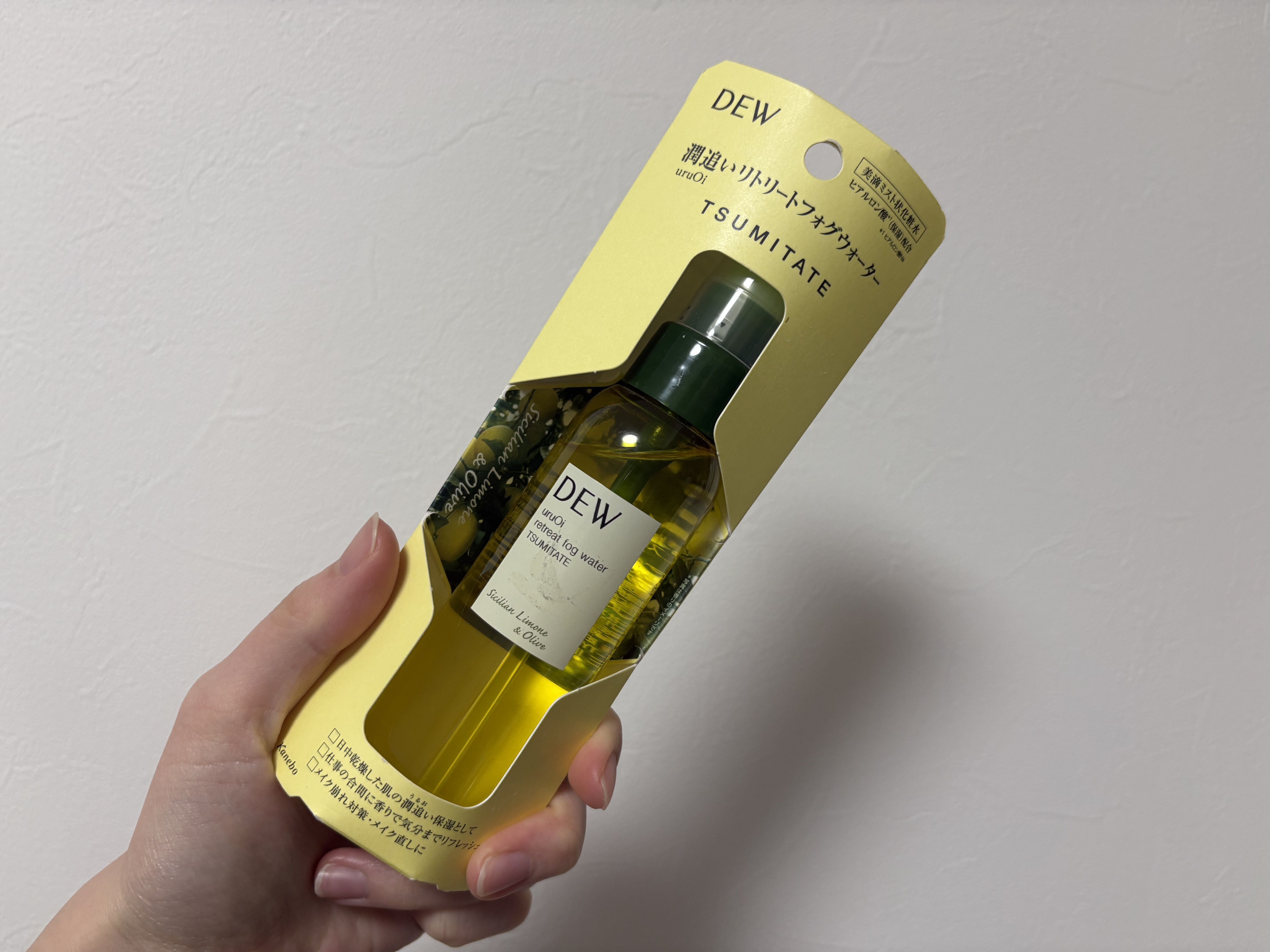 uruOiリトリートフォグウォーター/DEW/ミスト状化粧水を使ったクチコミ（1枚目）