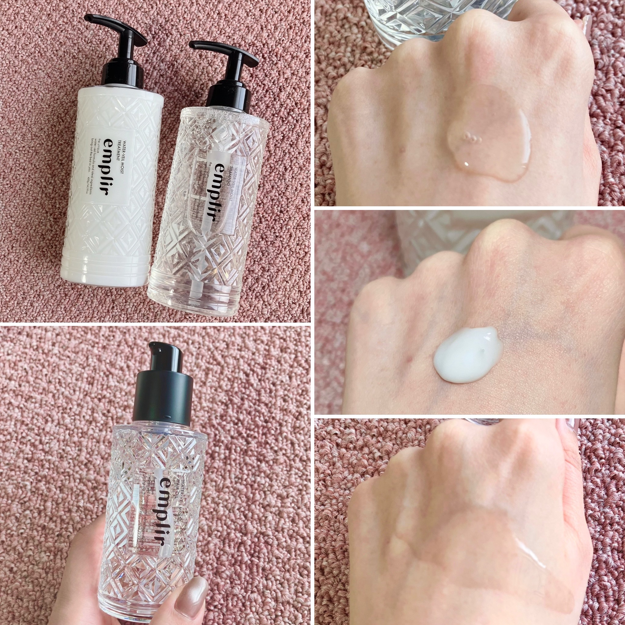 ウォーターベール　モイストシャンプー／トリートメント/emplir/市販シャンプーを使ったクチコミ（2枚目）