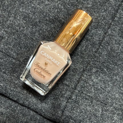 ファンデーションカラーズ 04 ペールピンク/キャンメイク/マニキュアを使ったクチコミ(1枚目)